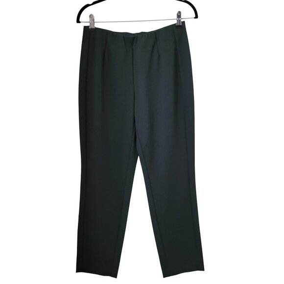 J. Jill Size SP Dark Forest Green Slim Leg Ponte Pants, Excellent Used Condition - Picture 1 of 13